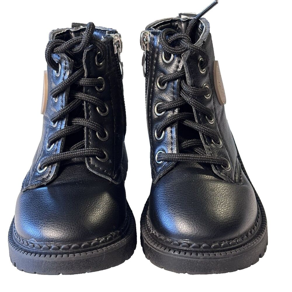 Pat pat Girls/Boys Boots Lace up Combat Boot Shantoe 55 Nutne88  size 22